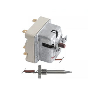 Horeca Parts - Termostat bezpieczeństwa temp. wył. 338°C 2-biegunowy 1x20/1x0.5A sonda ø 6mm sonda l 53mm - Piec konwekcyjny Zanussi (3444446)