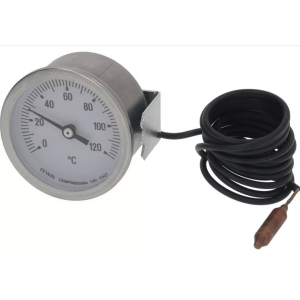 Horeca Parts - Termometr śr. mocowania 52mm temp. max 120°C od 0 do 120°C śr. czujki 6,5mm dł. czujki 28mm - Zmywarka tunelowa Comenda (3441091)