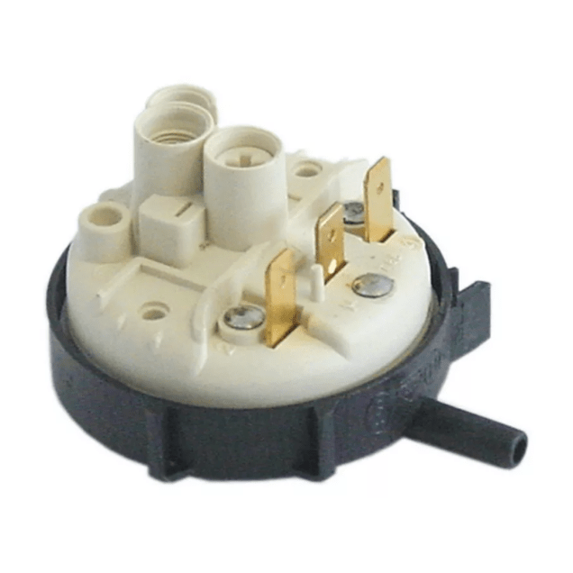 Horeca Parts - hydrostat 155/40mbar podłączenie 6mm śr. 58mm - przyłącze ciśnieniowe poziome