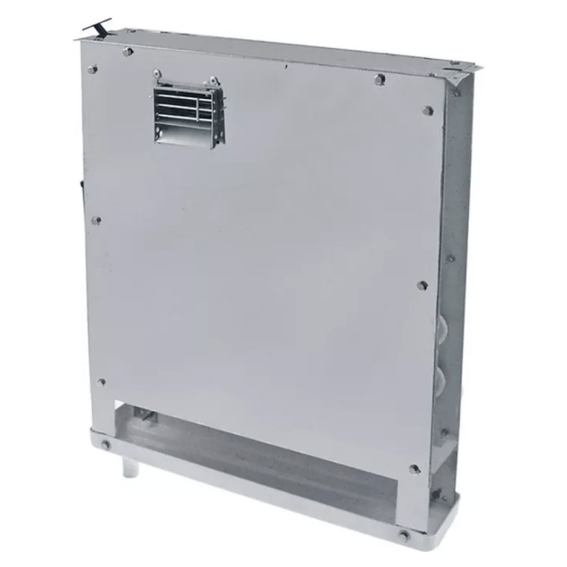 Horeca Parts - Parownik CNS H 425mm L 380mm z 2 wentylatorami pozycja montażowa centralnie universal 2x ø45x60mm
