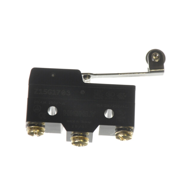 Horeca Parts - Mikroprzełącznik z dźwignią 250V 20A 1CO dł.1 50mm dł.2 49mm dł. dźwigni 47mm - Maszynka do ciasta Pizza Group