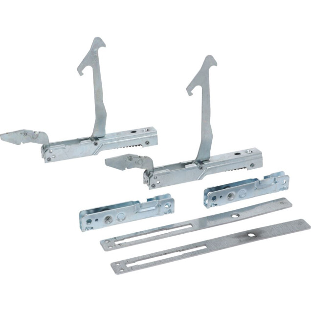 Horeca Parts - Komplet zawiasów piekarnika (stal nierdzewna L 215mm szer. 25mm położenie kołnierza OM 208mm - Piec do pizzy GAM