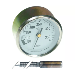 Horeca Parts - Termometr śr. mocowania 60mm temp. max 350°C od 50 do 350°C śr. czujki 6mm dł. czujki 20mm - Inoxtrend, Lotus