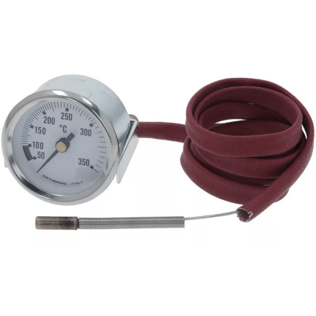 Horeca Parts - Termometr teleskopowy biały ø 52 mm, 50-350°C - Inoxtrend, Lotus