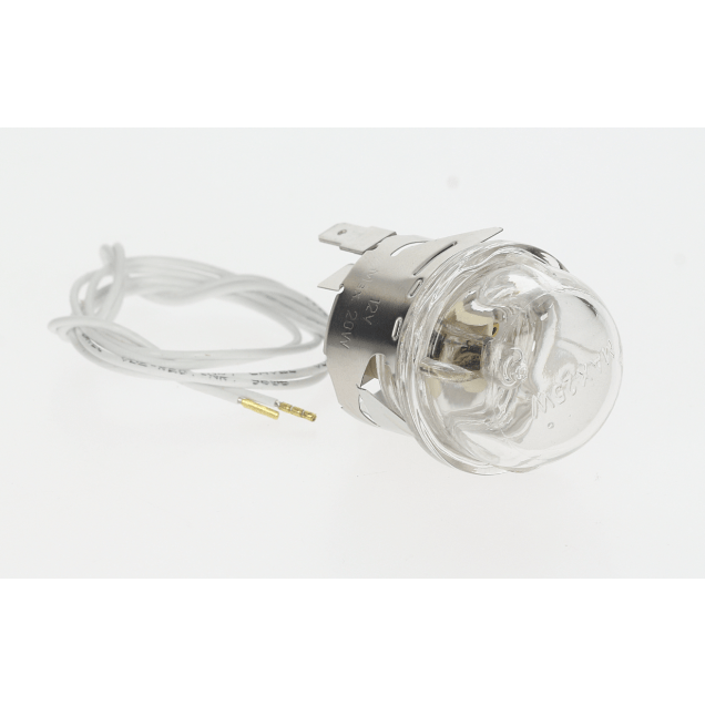 Horeca Parts - Lampa piekarnika  12V (Gniazdo G4, Średnica montażowa 35,5 mm, Przewód połączeniowy 450 mm) - Piece do pizzy Angelo PO, Italforni (G357162)