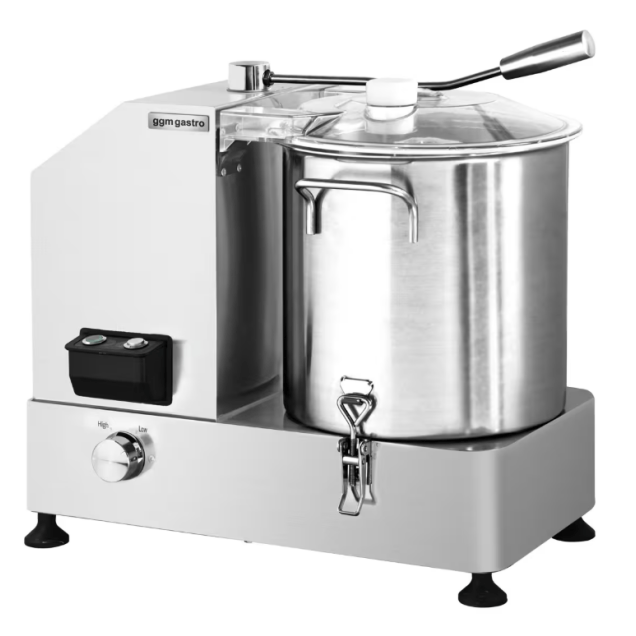 Horeca Parts - Szatkownica do warzyw - 9 litrów - 1,8 kW - 230 V - 986-2470 obr/min - GGM Gastro (CUH9N)