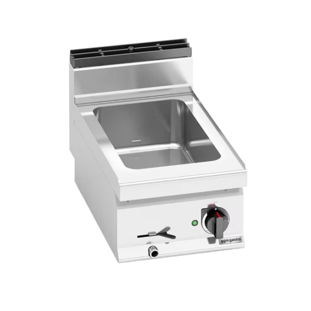 Horeca Parts - Bemar wodny elektryczny - nastawny - 1,2kW - 1x GN 1/1 - z zaworem spustowym - GGM Gastro