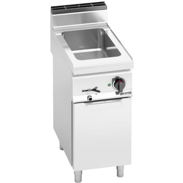 Horeca Parts - Bemar wodny elektryczny - stacjonarny - 1,2kW - 1x GN 1/1 - z zaworem spustowym - GGM Gastro