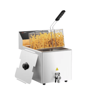 Horeca Parts - Frytkownica elektryczna – 12 litrów – 3,25 kW – z kranikiem spustowym - GGM Gastro (EFH12)