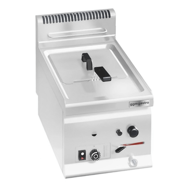 Horeca Parts - Frytkownica Gazowa - 8 litrów - 6,6 kW - GGM Gastro (GFB363T-8)