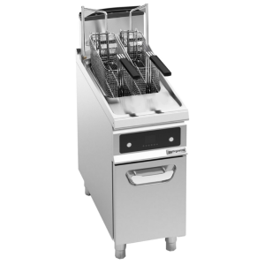 Horeca Parts - Frytownica gazowa - 20 litrów - 17,5 kW - z filtracją oleju & automatycznym podnoszeniem kosza - GGM Gastro (GFB491OK-20)