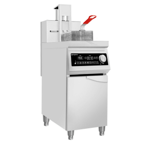 Horeca Parts - Frytownica indukcyjna - 30 litrów - 10 kW - z automatycznym podnoszeniem kosza - GGM Gastro (IFLB30)