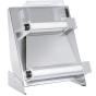 Horeca Parts - Wałkownica elektryczna do pizzy „Touch and Go” 400 z 2 parami wałków, Prismafood, waga porcji ciasta 0,22-0,90 kg, 230V/250W, 585x435x(H)715mm