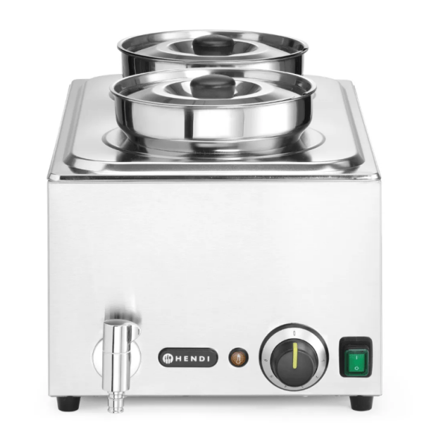 Horeca Parts - Zestaw: Bemar Ranger + 2x pojemnik 4L z pokrywką, 8L, 220-240V/1000W, 604x332x(H)315mm, Hendi