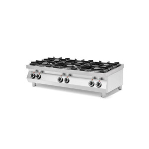 Horeca Parts - Kuchnia gazowa 6-palnikowa Kitchen Line, stołowa HENDI 227398