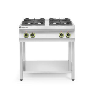 Horeca Parts - Kuchnia gazowa 4-palnikowa na podstawie otwartej, HENDI, Kitchen Line, 19kW, 800x700x(H)900mm