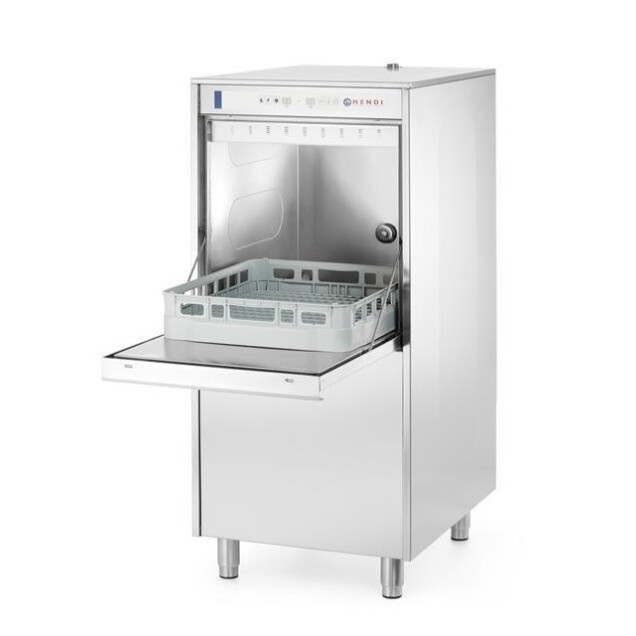 Horeca Parts - Zmywarka do tac i garów 50x60 elektroniczna z dozownikiem detergentu i pompą spustową 5kW 230V Hendi 236567