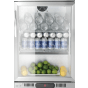 Horeca Parts - Lodówka barowa podblatowa 1-drzwiowa, Arktic, 75L, srebrny, 230V/175W, 530x500x(H)835mm