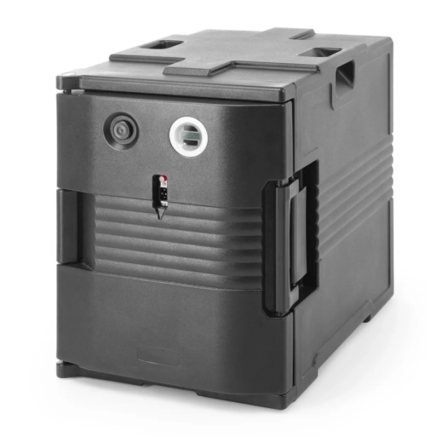 Horeca Parts - Pojemnik termoizolacyjny cateringowy z funkcją podgrzewania, AmerBox, GN 1/1, 477x680x(H)620mm