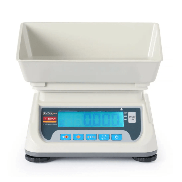 Horeca Parts - Waga kuchenna LCD z legalizacją, seria ECO+, TEM, 255x264x(H)189mm